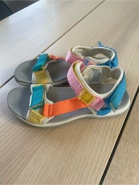 Softmoc Lite colourful strapped sandals size 8 ladies Softmoc sandals